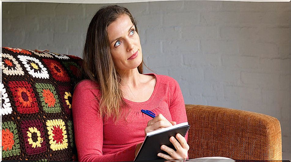 woman thinking about techniques to self-regulate emotions