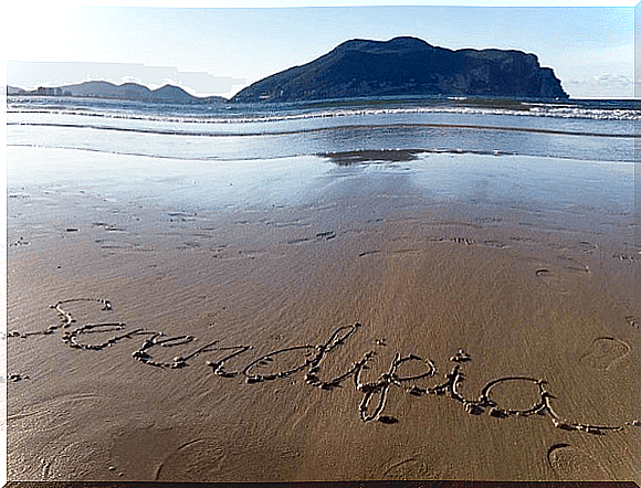 serendipity written in the sand