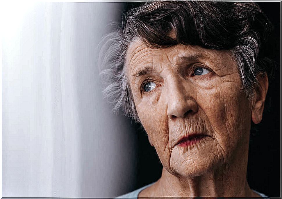 Older woman with dementia