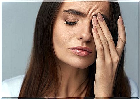 Stressed woman needing vitamin C